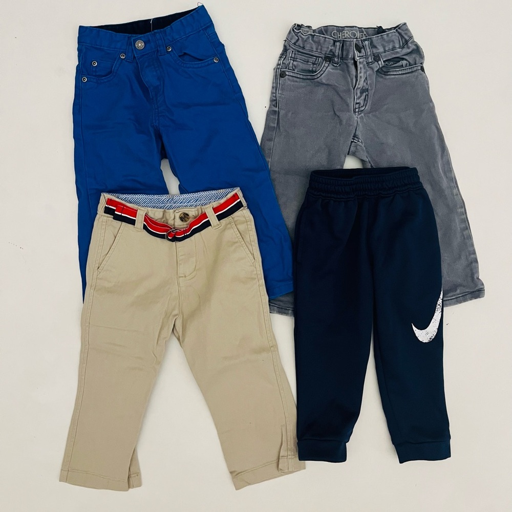 Bundle of boys 24 month/2T pants - Nike, Cherokee, Tommy Hiltiger and Carters